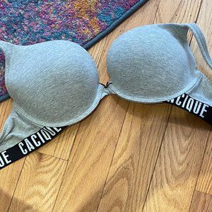 Cacique - Grey Boost Plunge Bra 42C